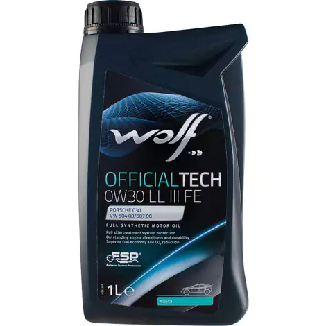 Piececauto.re | et accessoires automobiles pas cher 974 WOLF OIL - WOLF SPECIFIC 5W-30 MS-SFE 1L