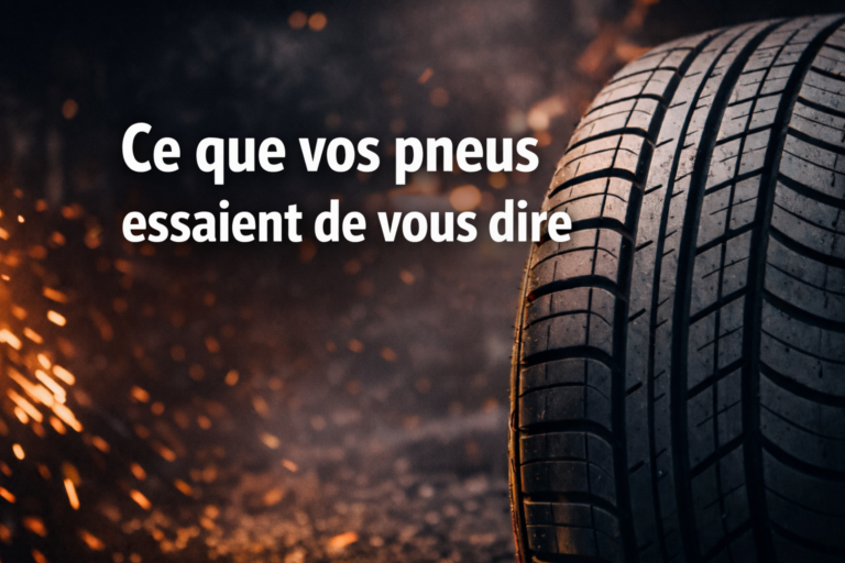 Sécurité routière : Ce que vos pneus essaient de vous dire (et que vous ignorez probablement)