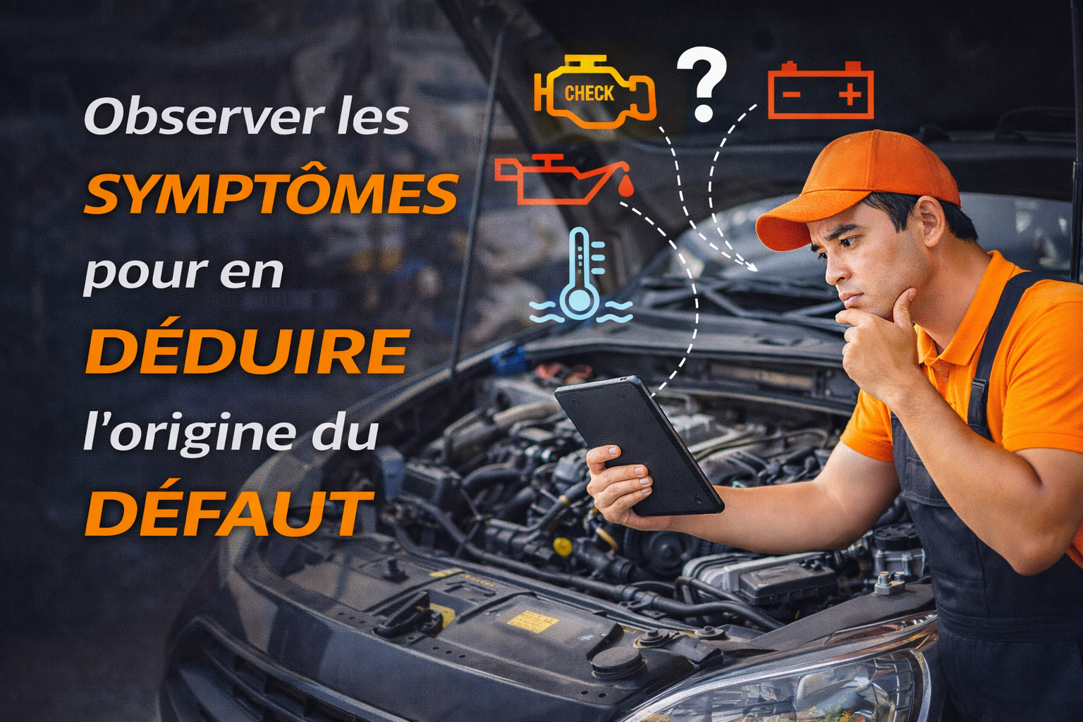 La recherche d’une panne est la toute première étape cruciale d’une intervention mécanique.