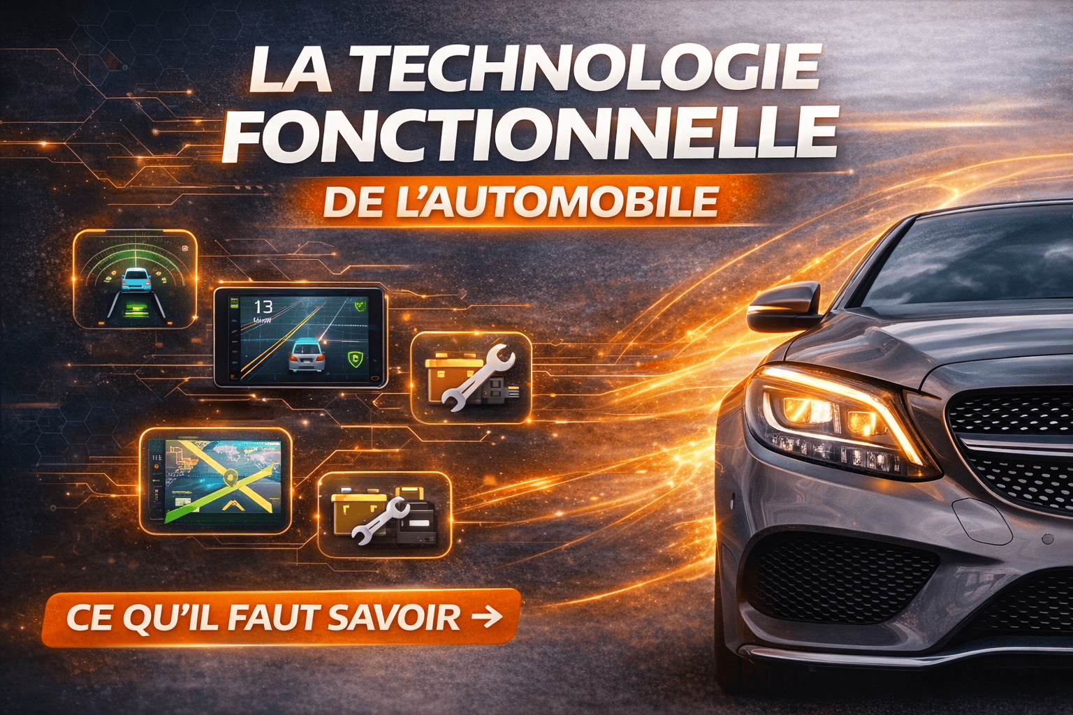Technologie automobile fonctionnelle.