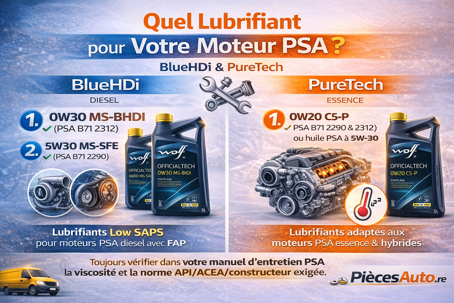 Quel lubrifiant pour votre moteur PSA ? Les 5 secrets pour préserver votre BlueHDi ou PureTech