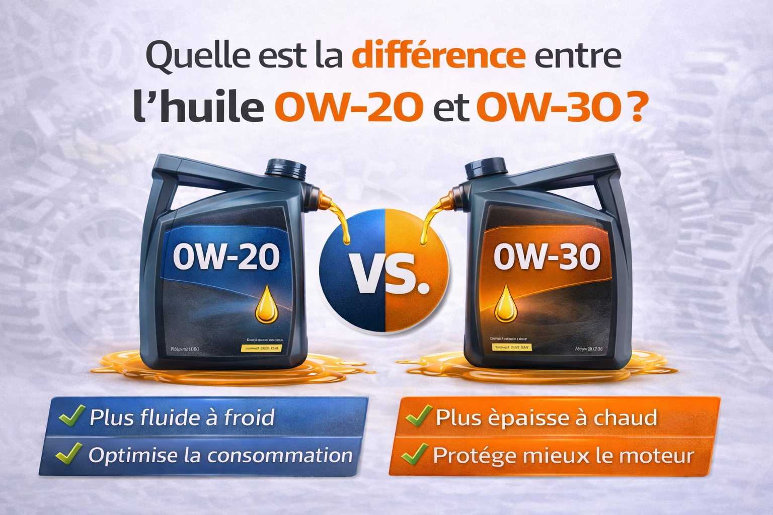 Huile Moteur PSA (Peugeot, Citroën, DS) : Faut-il choisir la Wolf 0W-20 ou la 0W-30 ?