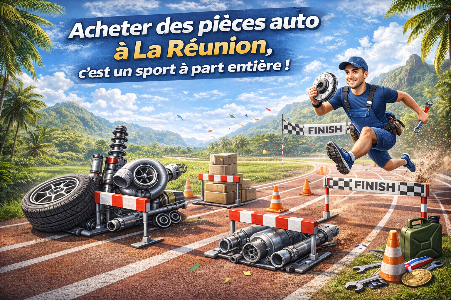 Acheter des pièces auto à La Réunion, c’est un sport à part entière.