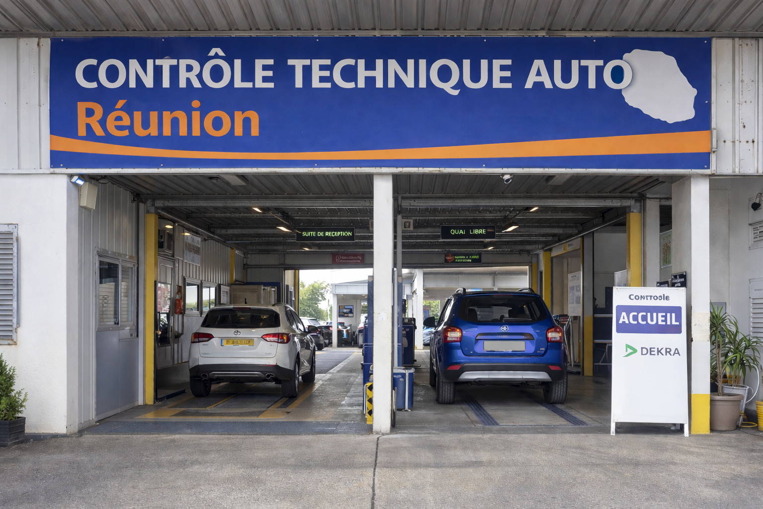 Contrôle technique à La Réunion