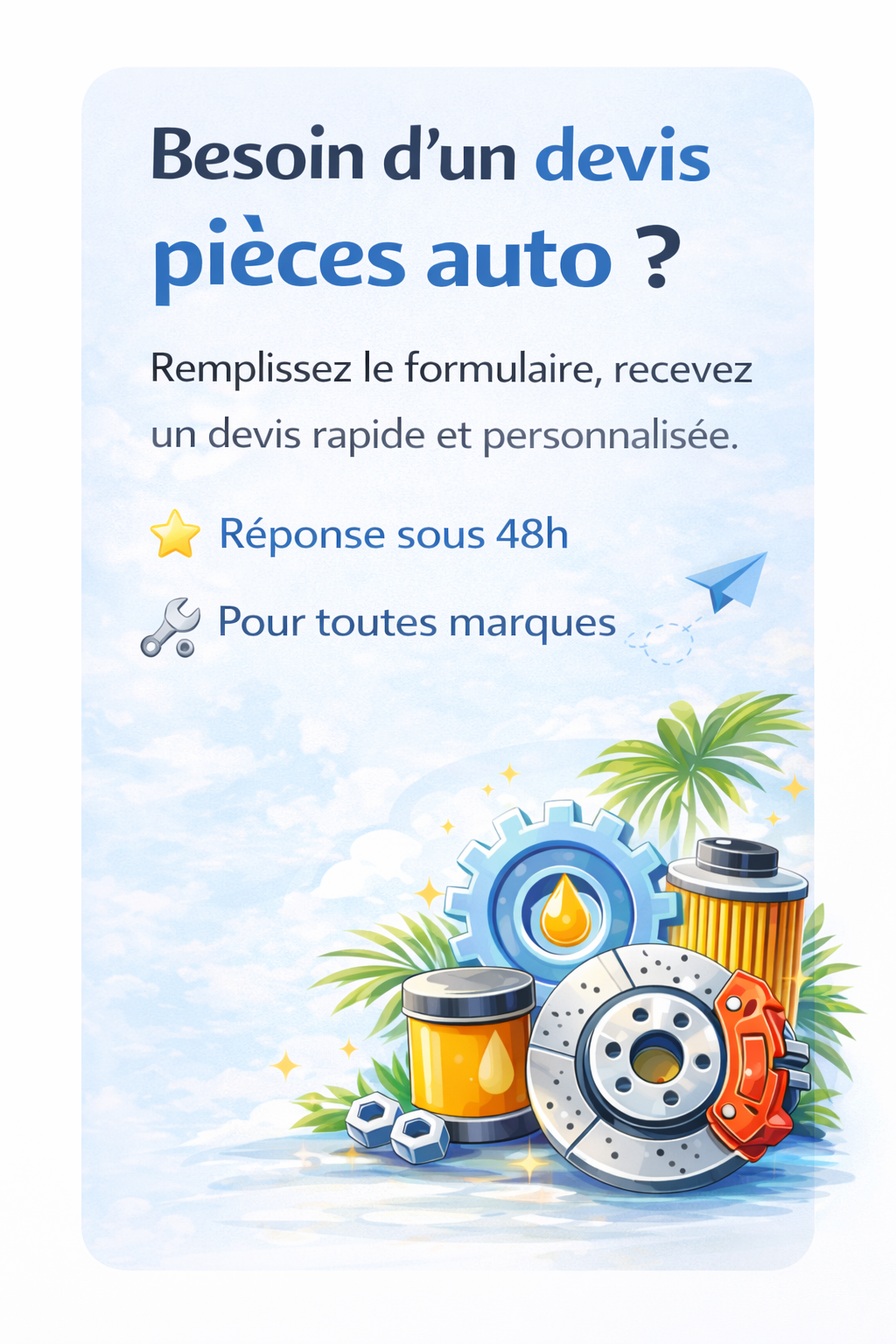 Pieces autos et accessoires automobiles pas cher à la réunion 974