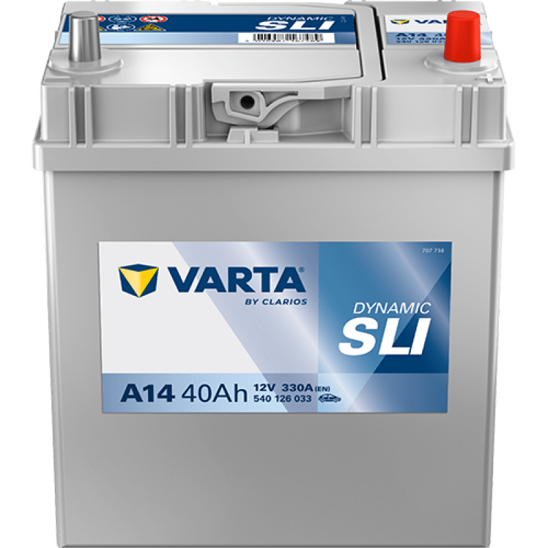 Piececauto.re | et accessoires automobiles pas cher 974 Batterie VARTA A14 - 40Ah 330A