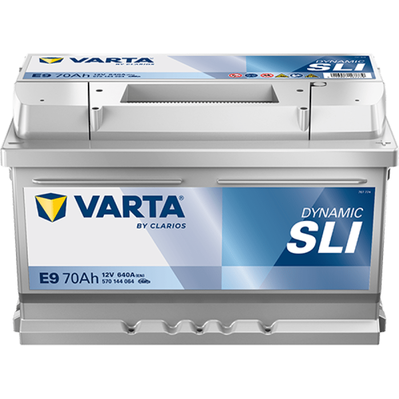Piececauto.re | et accessoires automobiles pas cher 974 Batterie VARTA E9 - 70Ah 640A
