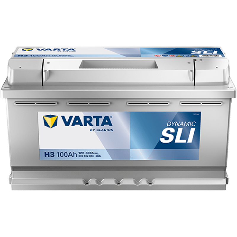 Piececauto.re | et accessoires automobiles pas cher 974 Batterie VARTA H3 - 100Ah 830A